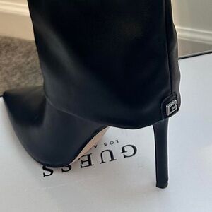 Guess Black Knee High Boots - Size 9